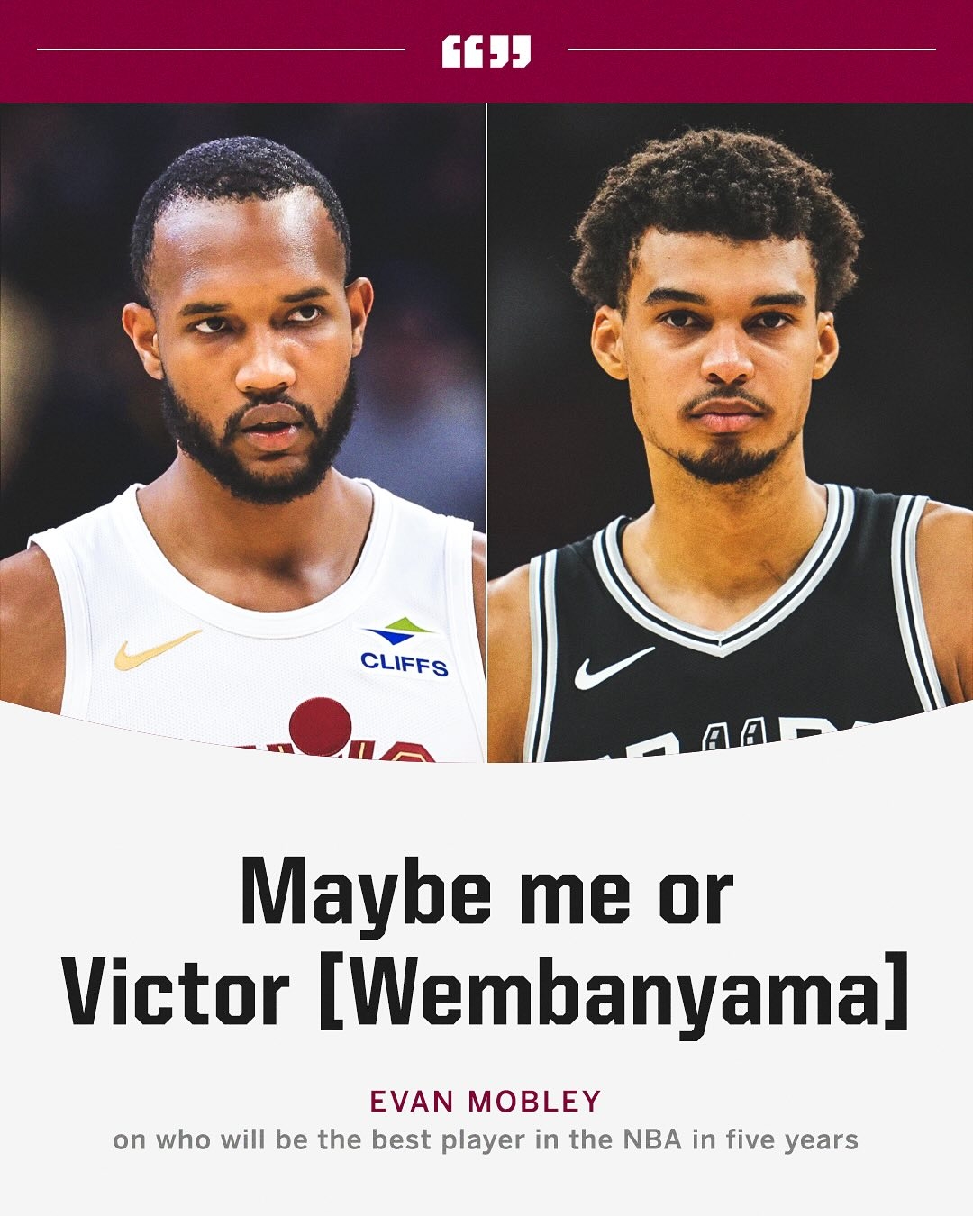  未來5年NBA最好的球員會是誰？莫布里：可能是我或者文班亞馬