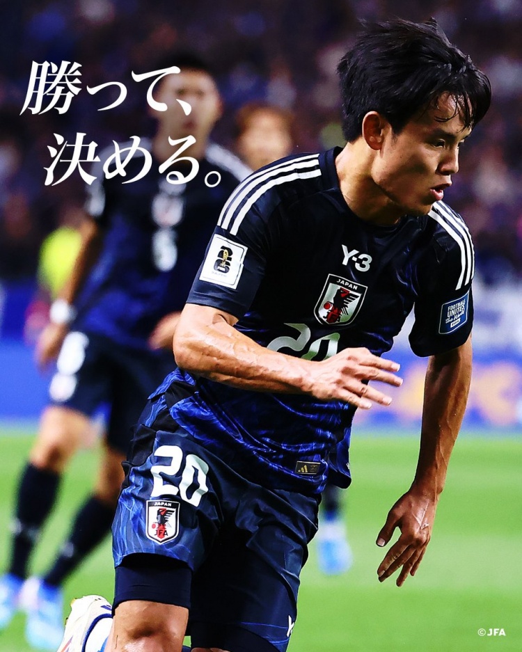  日本隊曬久保建英等球員海報預熱對陣巴林，獲勝將提前出線