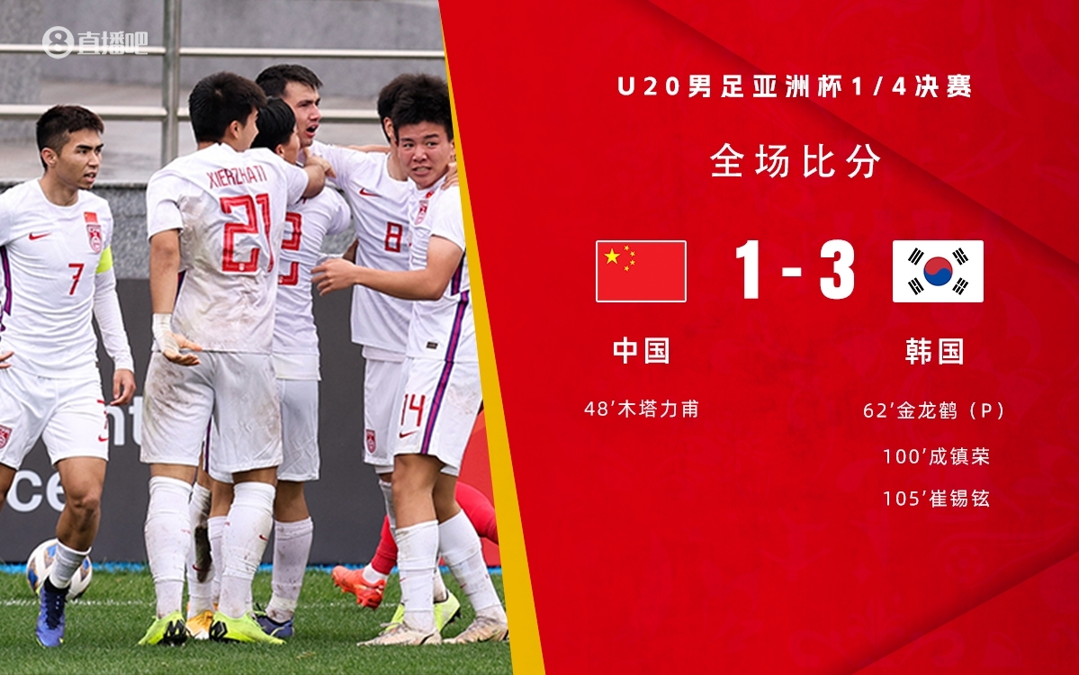  復(fù)仇！U22國(guó)足絕殺復(fù)仇韓國(guó)，2年前U20亞洲杯加時(shí)憾負(fù)無緣世青賽