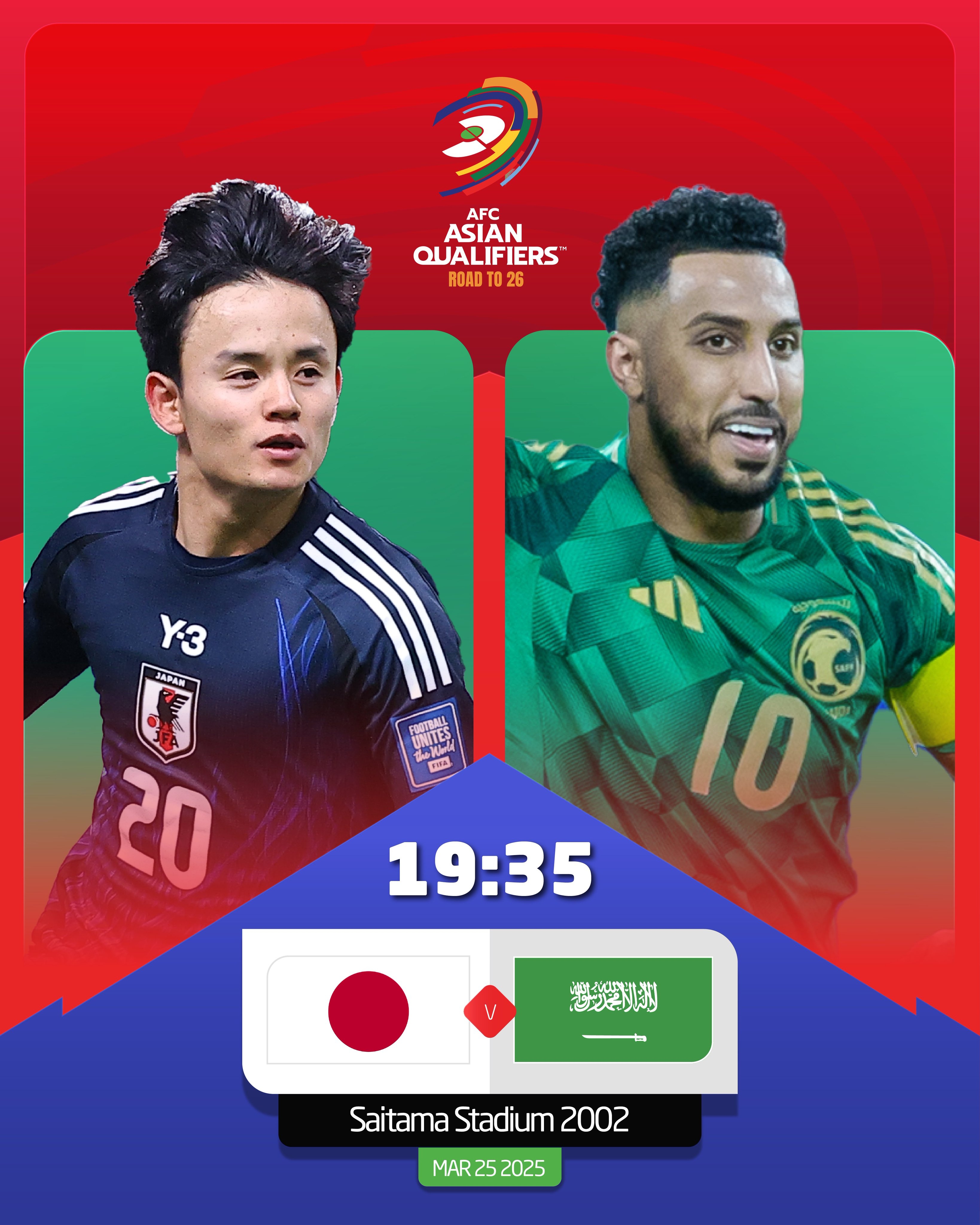  日本vs沙特首發(fā)：久保建英、前田大然、遠(yuǎn)藤航出戰(zhàn)，多薩里先發(fā)