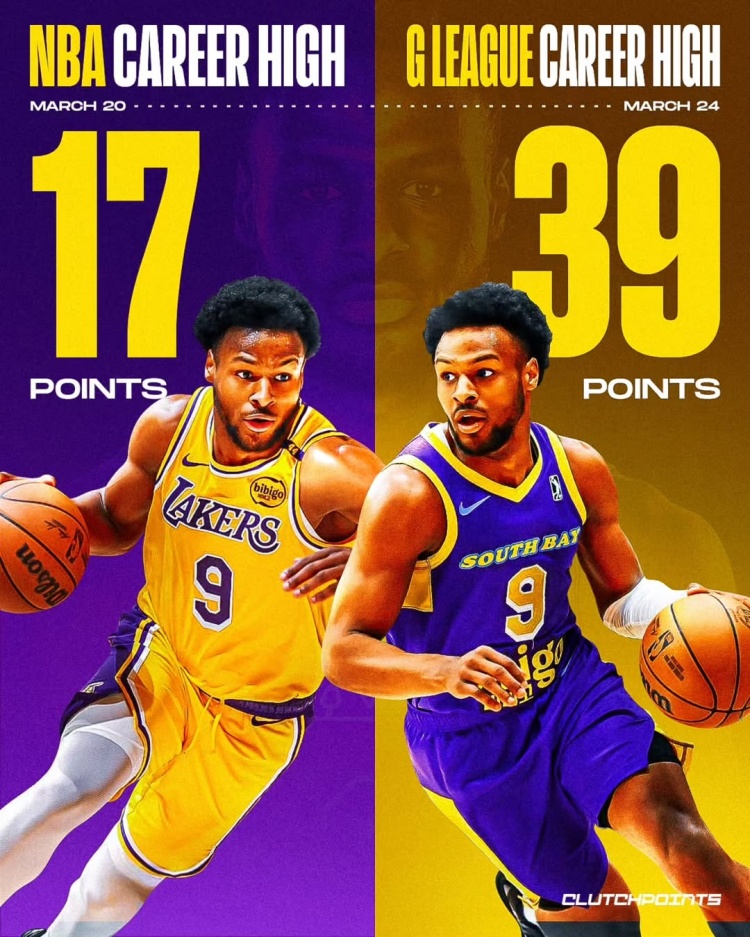  在進步！布朗尼一周內(nèi)先后創(chuàng)下個人NBA和G聯(lián)盟單場得分新紀錄