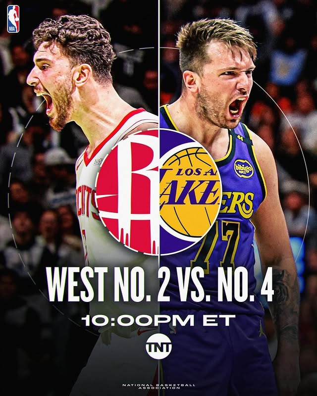  狂野西部焦點大戰(zhàn)！NBA官方發(fā)布火湖大戰(zhàn)海報：申京VS東契奇