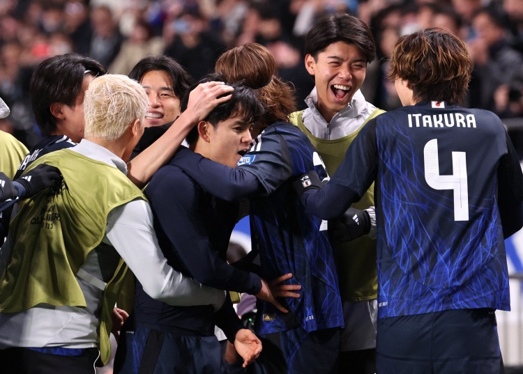  日本隊22名旅歐球員中15人來自五大聯(lián)賽，是22年3月出線時的兩倍
